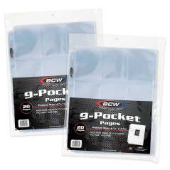 Pro 9-Pocket Page (20 CT. Pack)