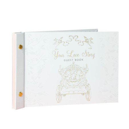 Disney Happily Ever After Cinderella & Prince  Guest Book