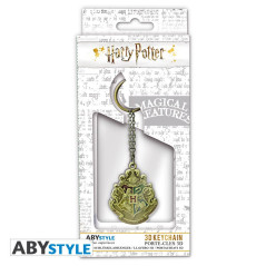 HARRY POTTER - Keychain 3D "Hogwarts’ Crest"