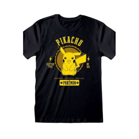 Pokemon T-Shirt Collegiate Pikachu XLarge