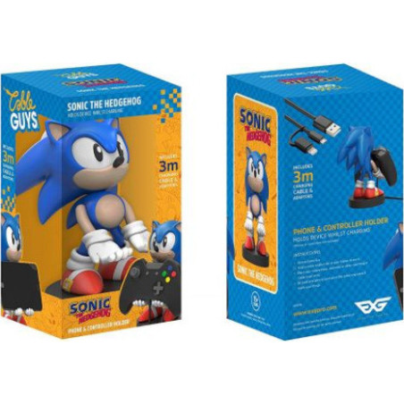 EXG Cable Guys: Sonic The Sonic the Hedgehog - Sonic Phone & Controller Holder