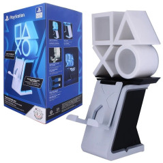 EXG Ikons by Cable Guys: Playstation Ikon - Light Up Phone & Controller Charging Stand