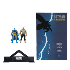 DC Direct Gaming Action Figures Batman (Blue) & Mutant Leader (Dark Knight Returns 1) 8 cm