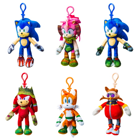 Sonic Prime Clip On Plush Character (15cm) (S1) Random