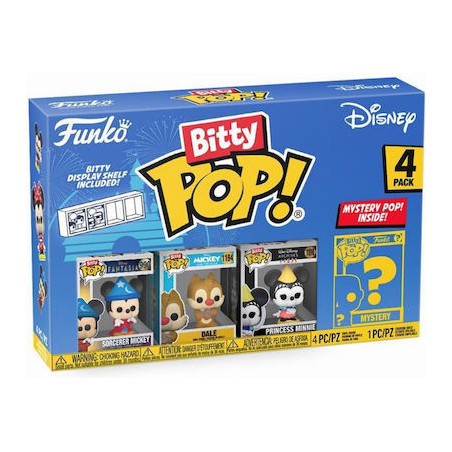 Funko Pop! Disney: Sorcerer Mickey, Dale, Princess Minnie & Mystery Chase