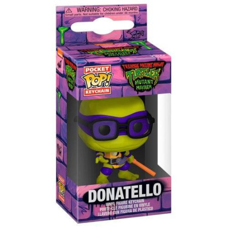 Funko Pocket Pop!: Teenage Mutant Ninja Turtles Mutant Mayhem - Donatello Vinyl Figure Keychain