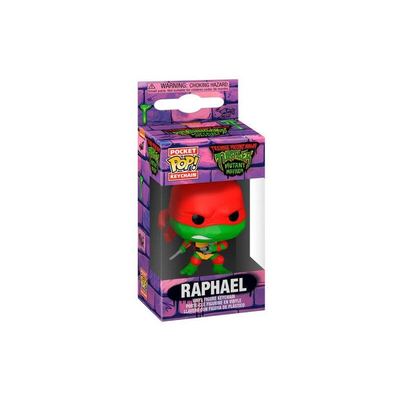 Funko Pocket Pop!: Teenage Mutant Ninja Turtles Mutant Mayhem - Raphael Vinyl Figure Keychain