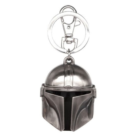 Star Wars Metal Keychain Mandalorian Helmet