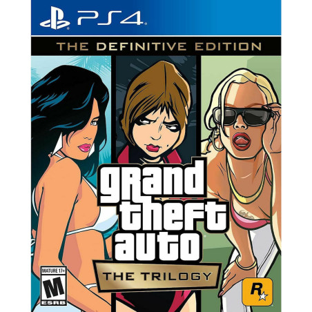 Grand Theft Auto: The Trilogy Definitive Edition PS4 Game