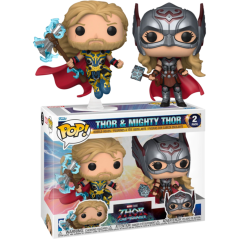 Thor: Love and Thunder POP! Vinyl Figures 2-Pack Thor & Mighty Thor 9 cm