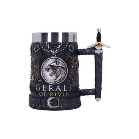 The Witcher Tankard Geralt of Rivia Glasses & Coasters The Witcher