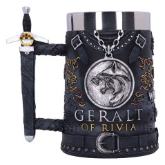 The Witcher Tankard Geralt of Rivia Glasses & Coasters The Witcher