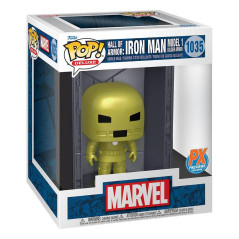 Marvel POP! Deluxe Vinyl Figure Hall of Armor Iron Man Model 1 PX Exclusive 9 cm