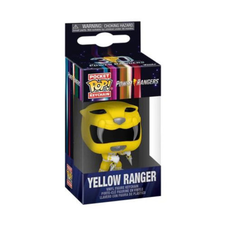 Funko Pocket Pop! Keychain Movies: Power Rangers - Yellow Ranger