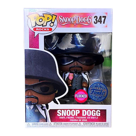 Funko Pop! Rocks: Snoop Dogg 347 Flocked Special Edition