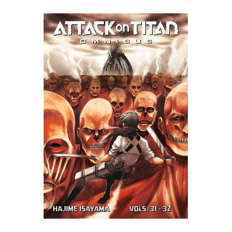Kodansha Attack on Titan Omnibus 11 (Vol. 31-32) Paperback Manga