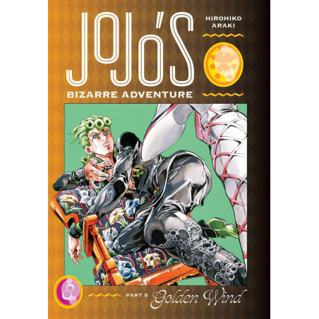 Viz JoJo’s Bizarre Adventure: Part 5 - Golden Wind,Vol. 8 Hardcover Manga