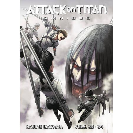 Kodansha Attack on Titan Omnibus 12 (Vol. 33-34) Paperback Manga