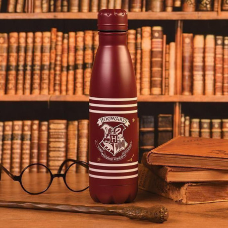 Pyramid Harry Potter - Crest & Stripes Metal Drinks Bottle (550ml)
