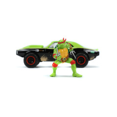 Teenage Mutant Ninja Turtles Hollywood Rides Diecast Model 1/24 1967 Chevrolet Camaro with Raphael Figure