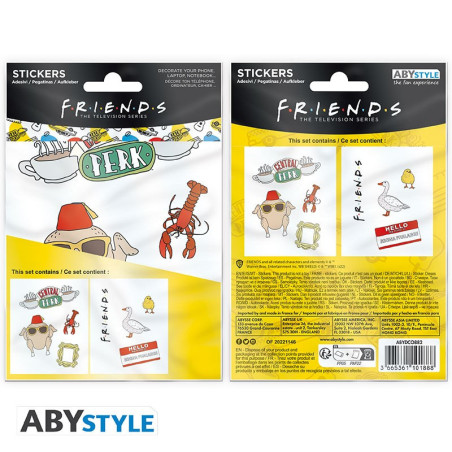 FRIENDS - Stickers - 16x11cm/ 2 sheets - Doodles