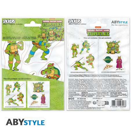 TMNT - Stickers - 16x11cm/ 2 sheets - Turtles & Splinter