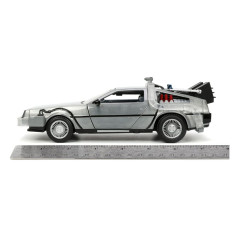 Back to the Future Hollywood Rides Diecast Model 1/24 Back to the Future 1 Time Machine