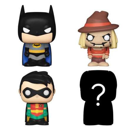 Funko Pop! Heroes: Batman, Robin, Scarecrow & Mystery Chase