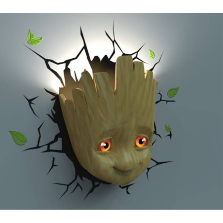 Marvel 3D LED Light Baby Groot Face 3D