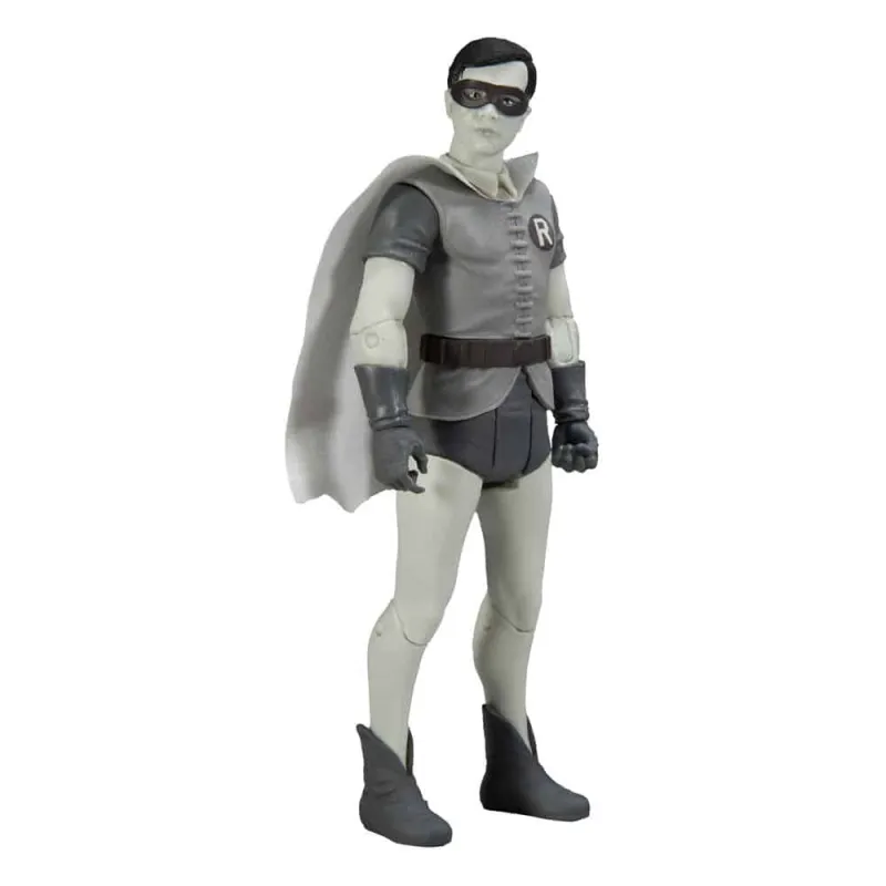 DC Retro Action Figure Batman 66 Robin (Black & White TV Variant) 15 cm