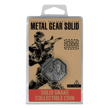 Metal Gear Solid - Collectable Coin - Solid Snake Limited Edition