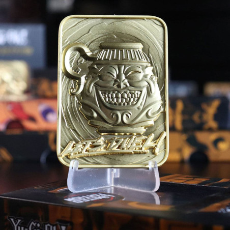 Yu-Gi-Oh! Replica Card Pot of Greed (gold plated)