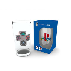 PLAYSTATION - Large Glass - 400ml - Buttons
