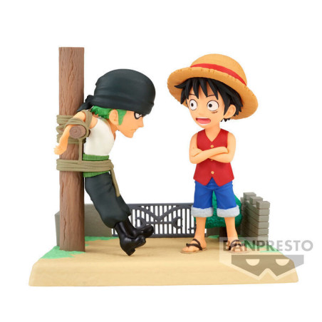 Banpresto WCF - Log Stories: One Piece - Luffy & Zoro Statue (7cm)