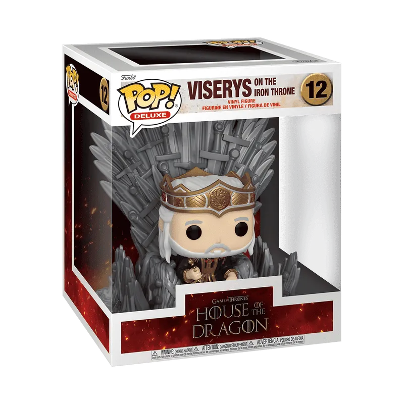 Funko Pop! Deluxe: House of the Dragon - Virserys on the Iron Throne 12