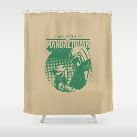 Κουρτίνα Μπάνιου The Mandalorian - Shower Of The Nerds