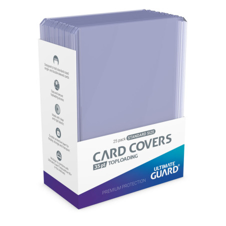 Ultimate Guard Card Covers Toploading 35 pt Clear Pack of 25