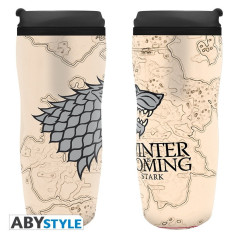 GAME OF THRONES - Travel mug "Winter is coming"
