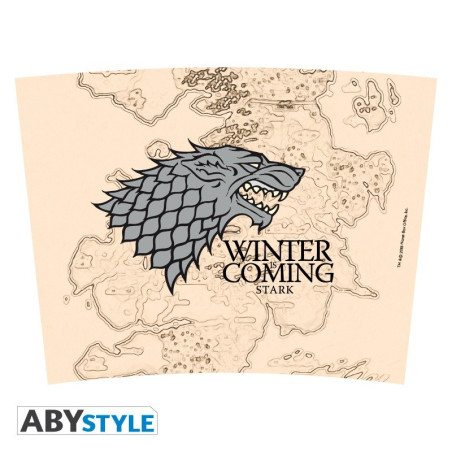 GAME OF THRONES - Travel mug "Winter is coming"