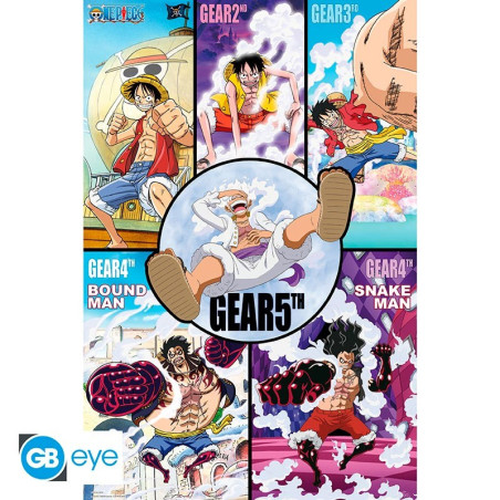 ONE PIECE - Poster Maxi - Gears history