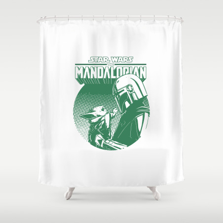 Κουρτίνα Μπάνιου The Mandalorian - Shower Of The Nerds