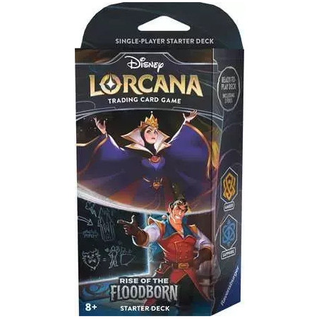 Disney Lorcana - TCG - Rise of the Floodborn - Starter Deck (English Edition)