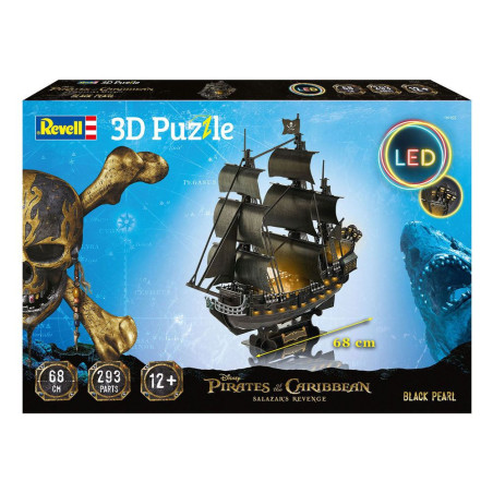 Puzzle 3D - Pirates of the Caribbean - Dead Men Tell No Tales Black Pearl LED Edition