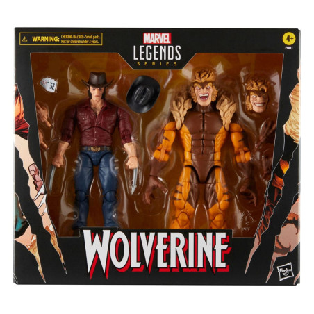 Wolverine 50th Anniversary Marvel Legends  - Logan &  Sabretooth