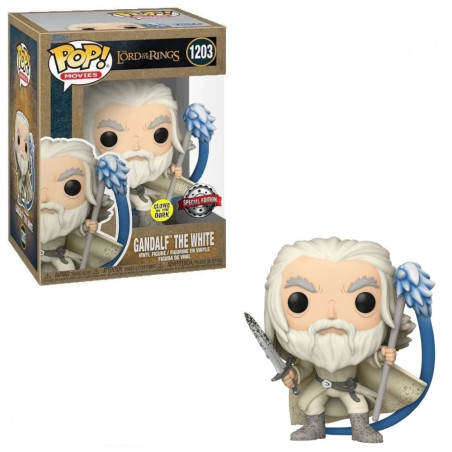 Funko Pop! Movies: Lord of the Rings - Gandalf The White 1203 Glows in the Dark Special Edition (Exclusive)