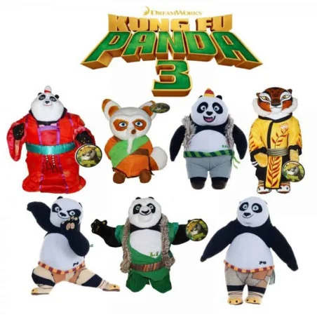 Λούτρινα - 32cm - Kung Fu Panda 3 (Διάφορα σχέδια)