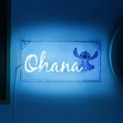 Disney: Stitch - Ohana - LED Neon Light - Φωτιστικό