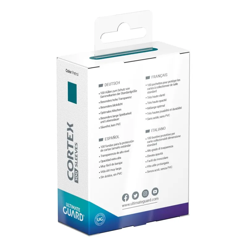 Ultimate Guard - Cortex Sleeves Standard Size - Petrol