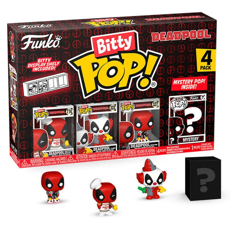 Funko Bitty Pop! 4-Pack: Deadpool - BBQ Master