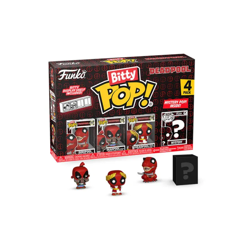 Funko Bitty Pop! 4-Pack: Deadpool - Dinopool